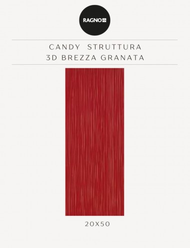 RAGNO Candy Struttura 3D Brezza Granata