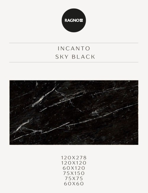 RAGNO INCANTO SKY BLACK GLOSSY